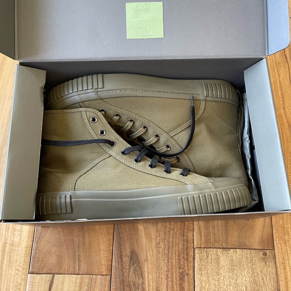 All Saints Olive High-Top Sneakers